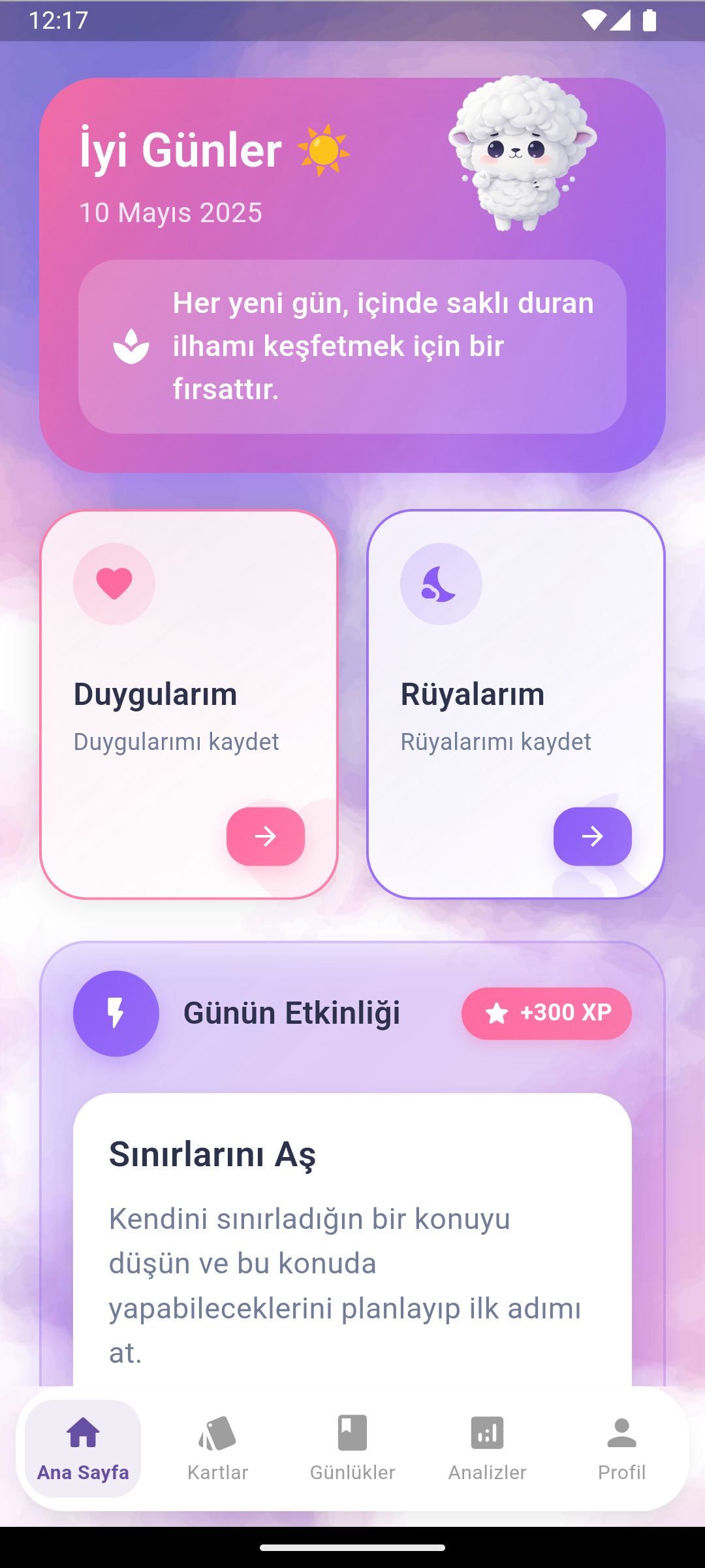 Uygulama Anasayfası